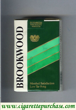 Brookwood Menthol cigarettes